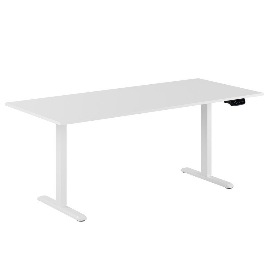 Ergo Höj-/Sänkbart Skrivbord — Vit